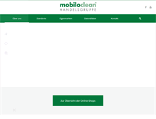 Tablet Screenshot of mobiloclean.de